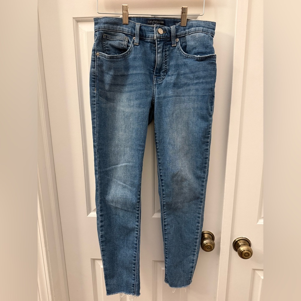 Lucky Brand Medium Wash Skinny Ankle Jeans